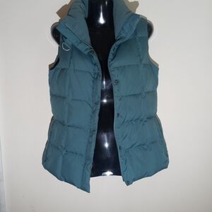 Eddie Bauer Teal Puffer Vest